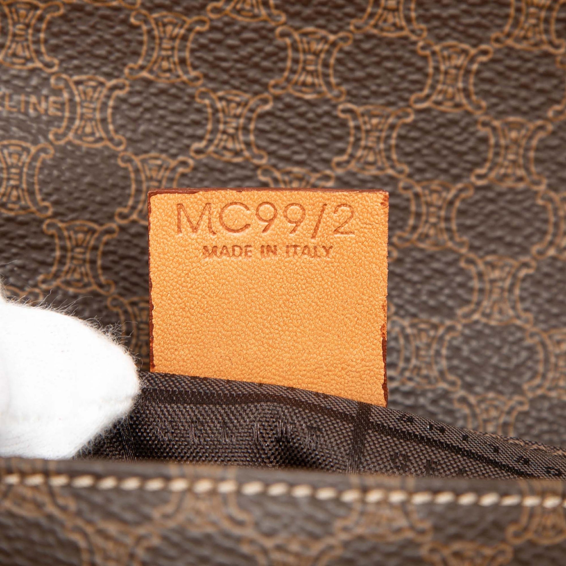 Celine Macadam Coated Canvas Crossbody