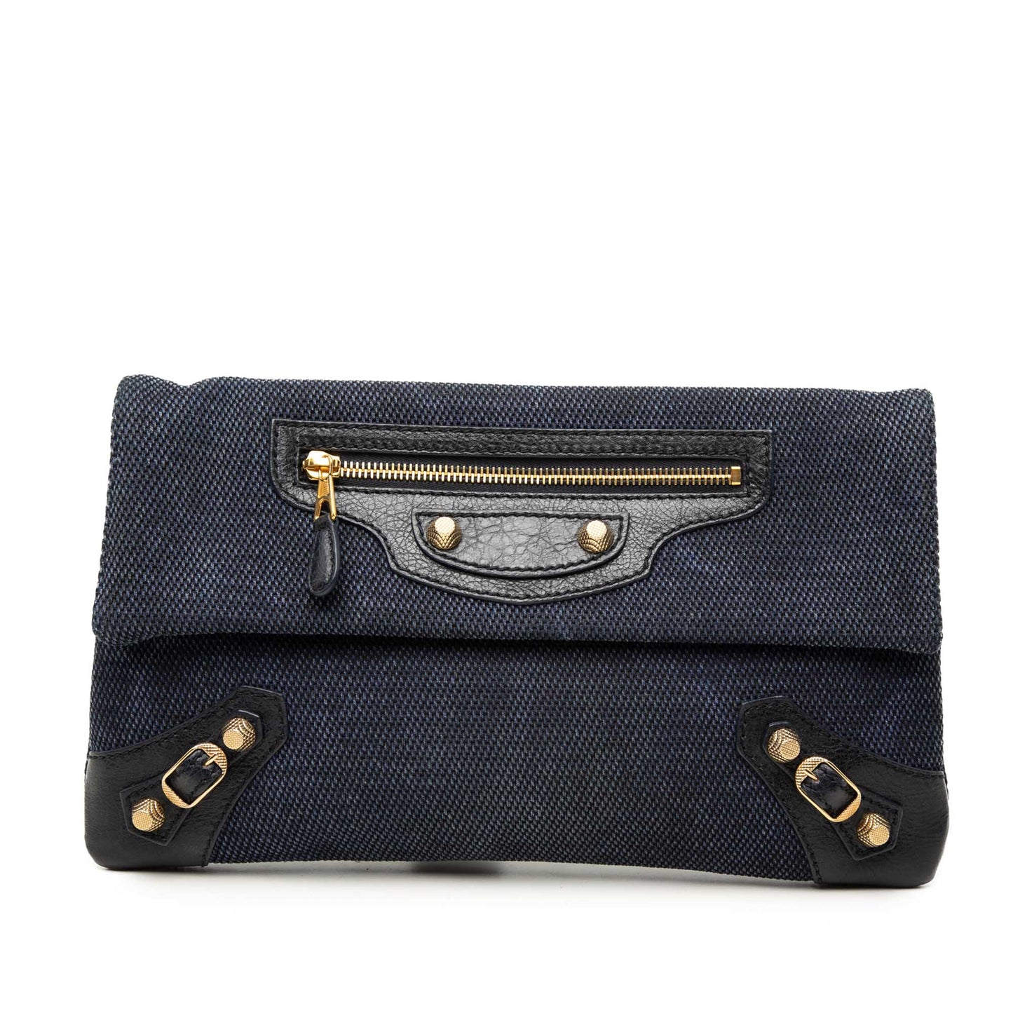 Balenciaga Canvas Motocross Giant 12 Envelope Clutch