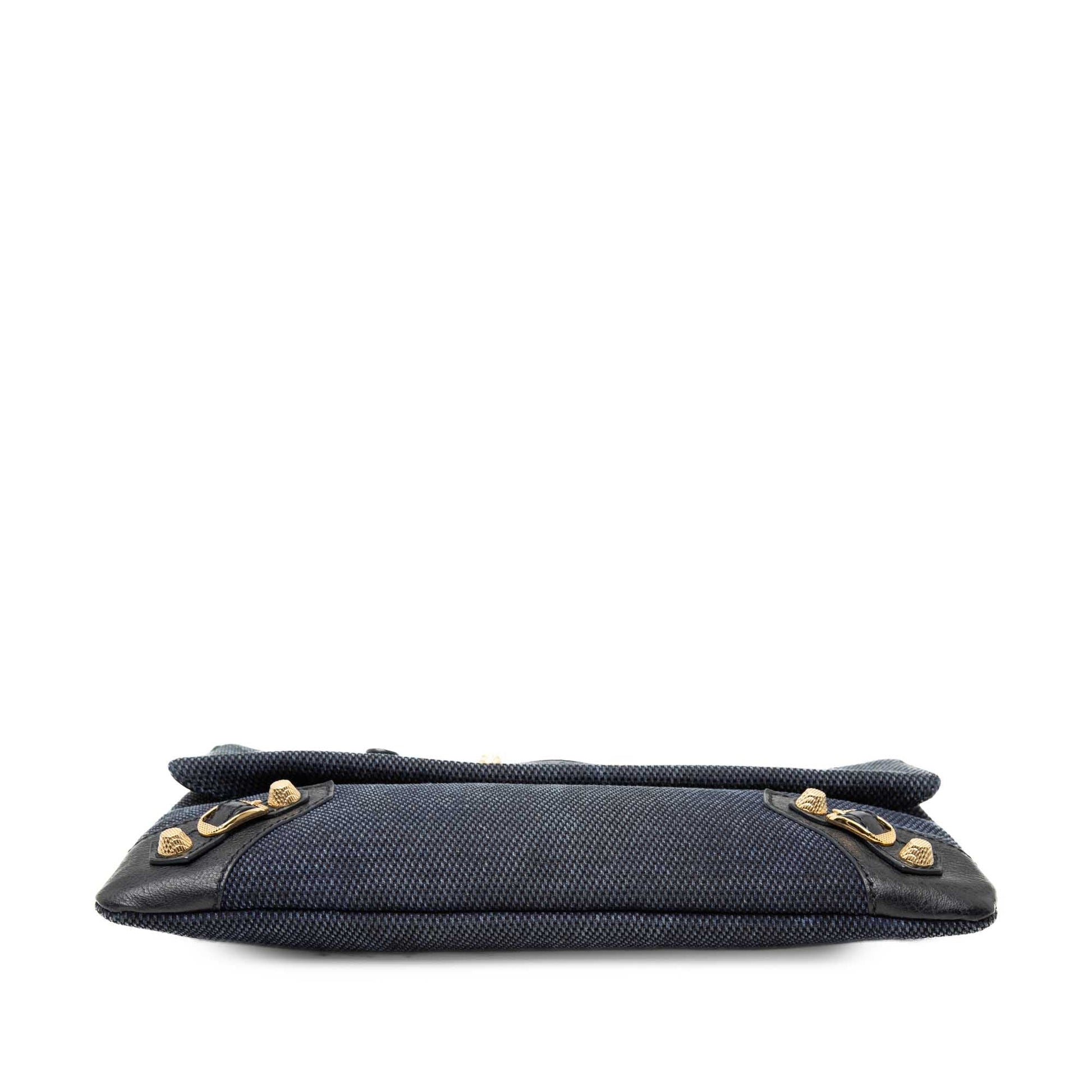 Balenciaga Canvas Motocross Giant 12 Envelope Clutch