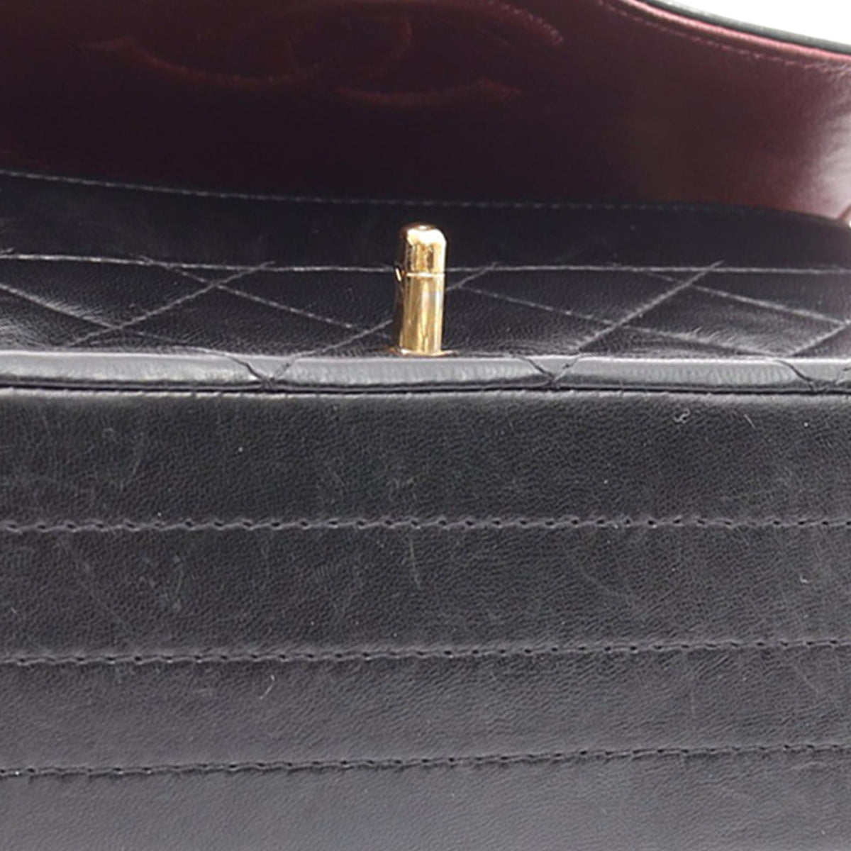 Chanel CC Quilted Lambskin Turnlock Single Flap