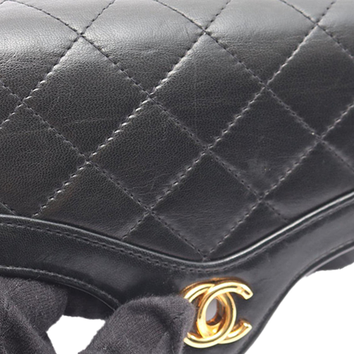 Chanel CC Quilted Lambskin Turnlock Single Flap