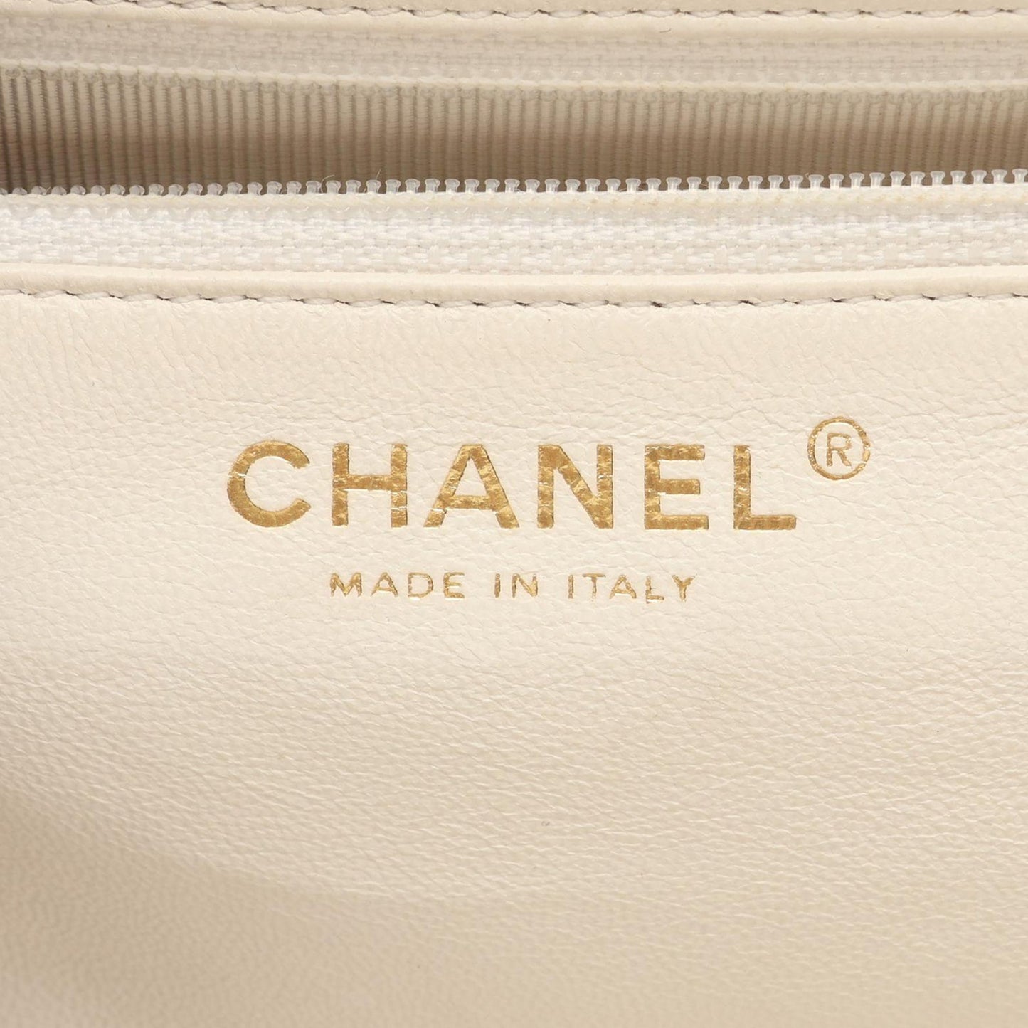 Chanel CC Quilted Caviar Wooden Bar Shoulder Bag