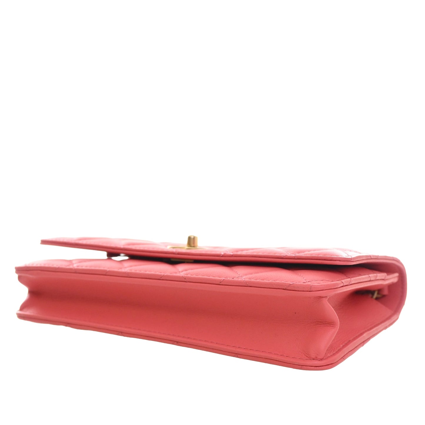 Chanel CC Quilted Lambskin Pearl Crush Wallet On Chain