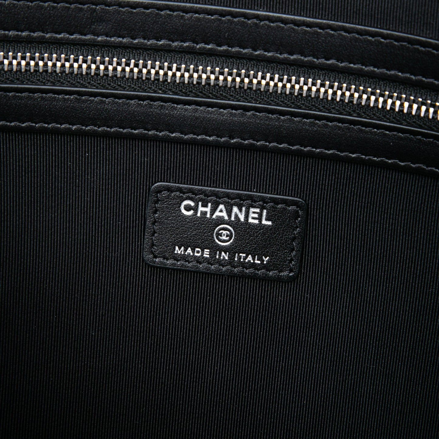 Chanel Large Wool Felt Deauville O Case Clutch