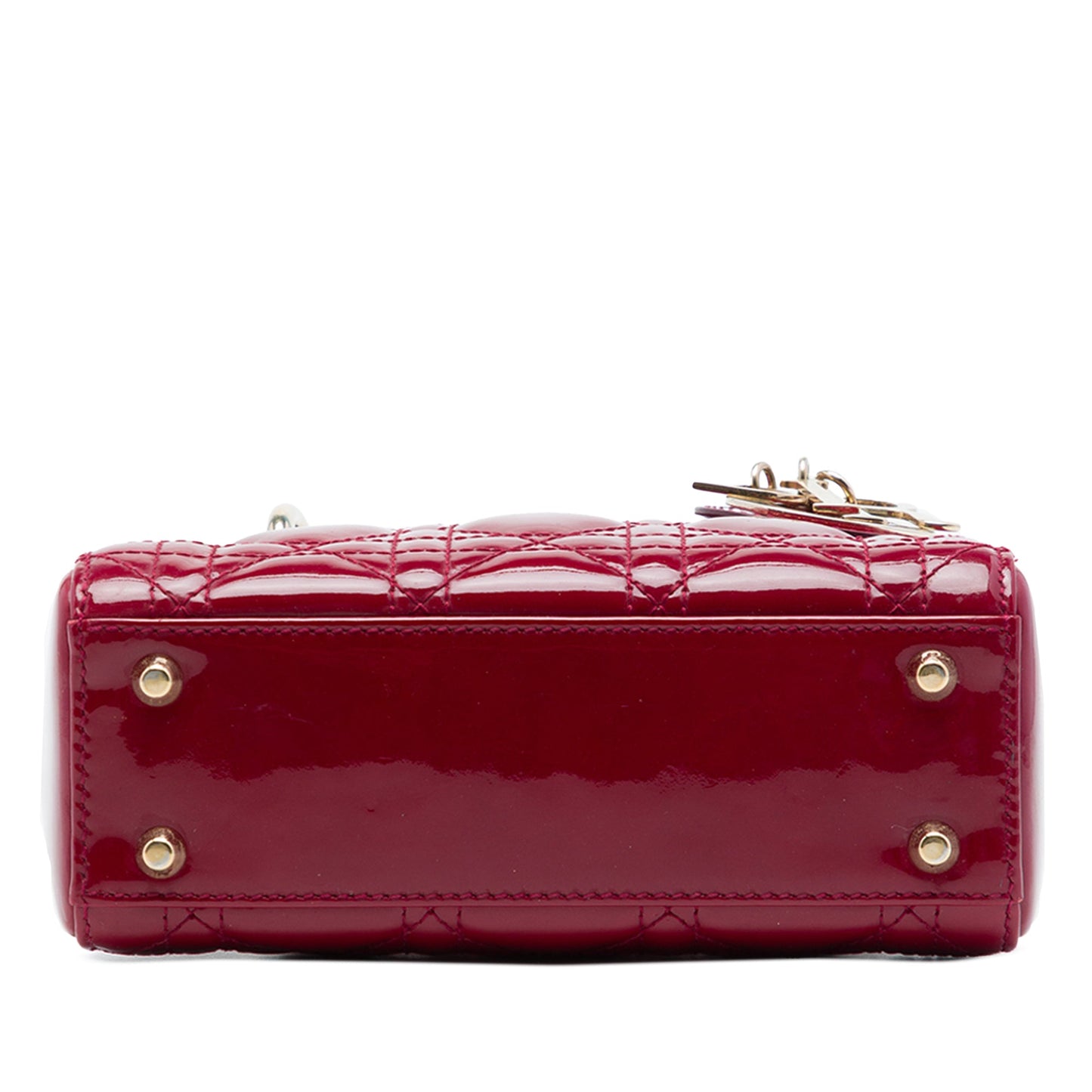 Dior Mini Patent Cannage Lady Dior