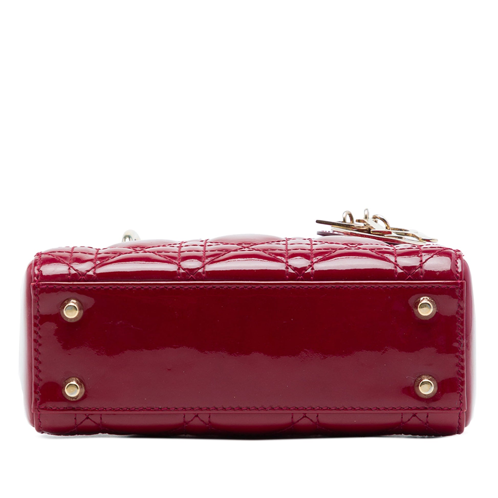 Dior Mini Patent Cannage Lady Dior