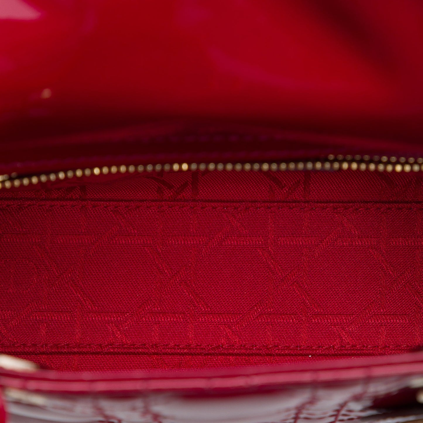 Dior Mini Patent Cannage Lady Dior