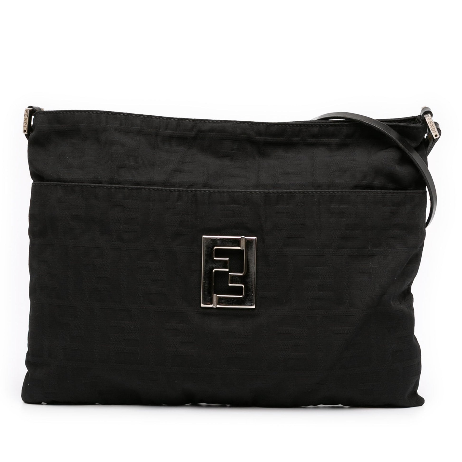 Fendi Zucca Canvas Shoulder Bag
