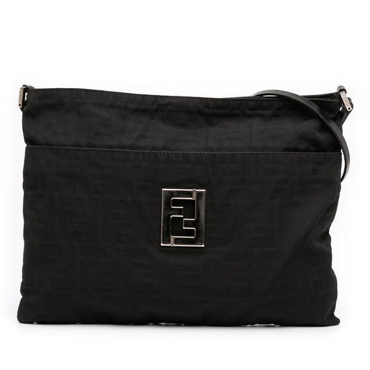 Fendi Zucca Canvas Shoulder Bag