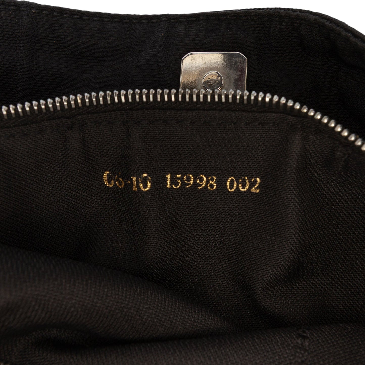 Fendi Zucca Canvas Shoulder Bag