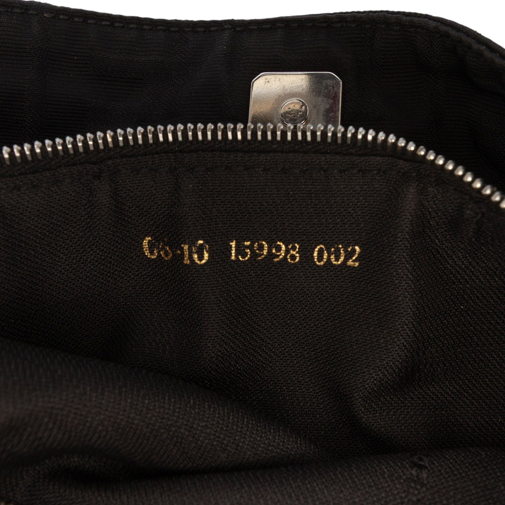 Fendi Zucca Canvas Shoulder Bag