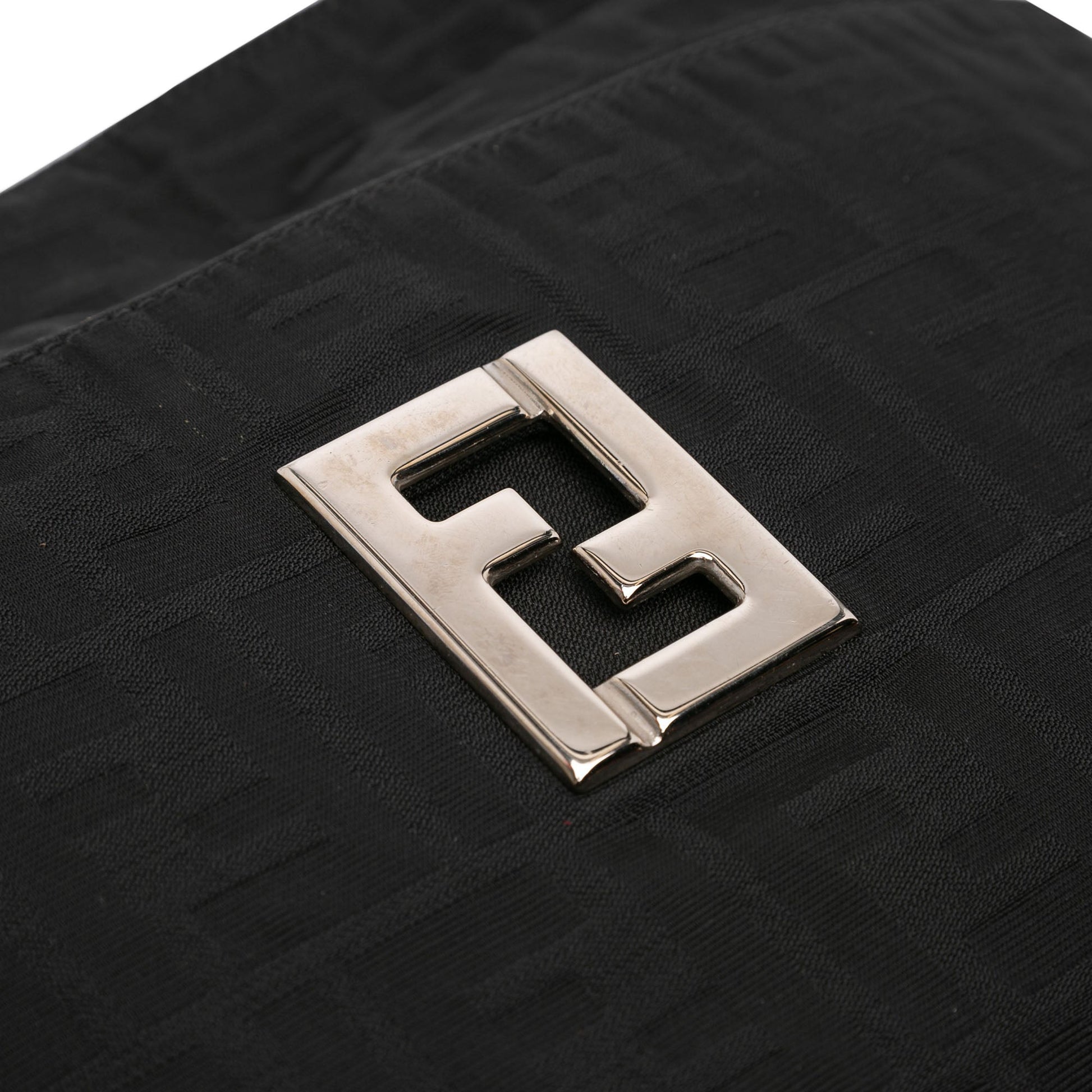 Fendi Zucca Canvas Shoulder Bag