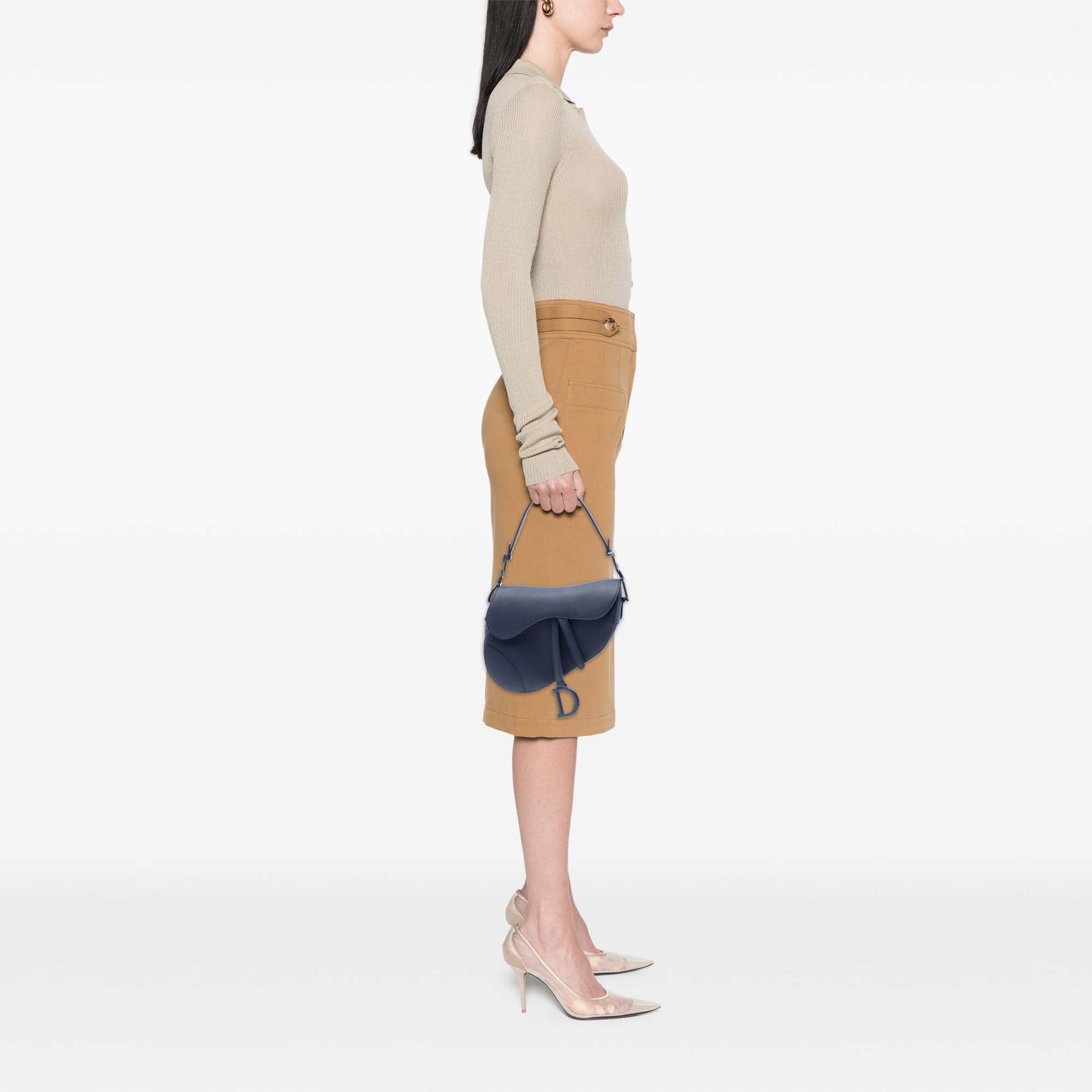 Dior Ultra Matte Calfskin Saddle Bag