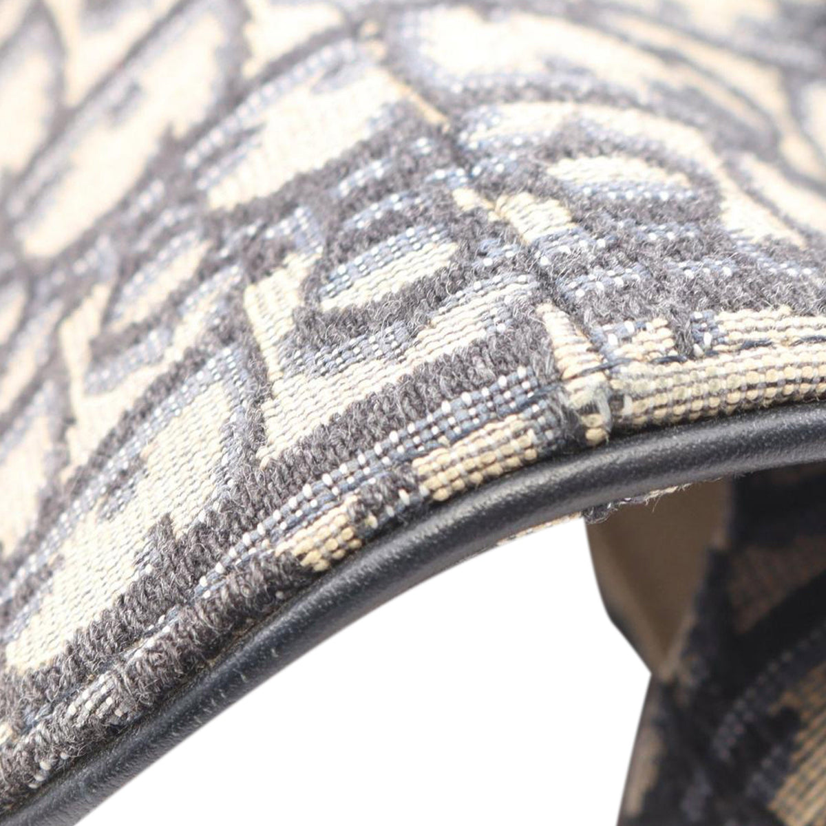 Dior Mini Oblique Canvas Saddle Bag