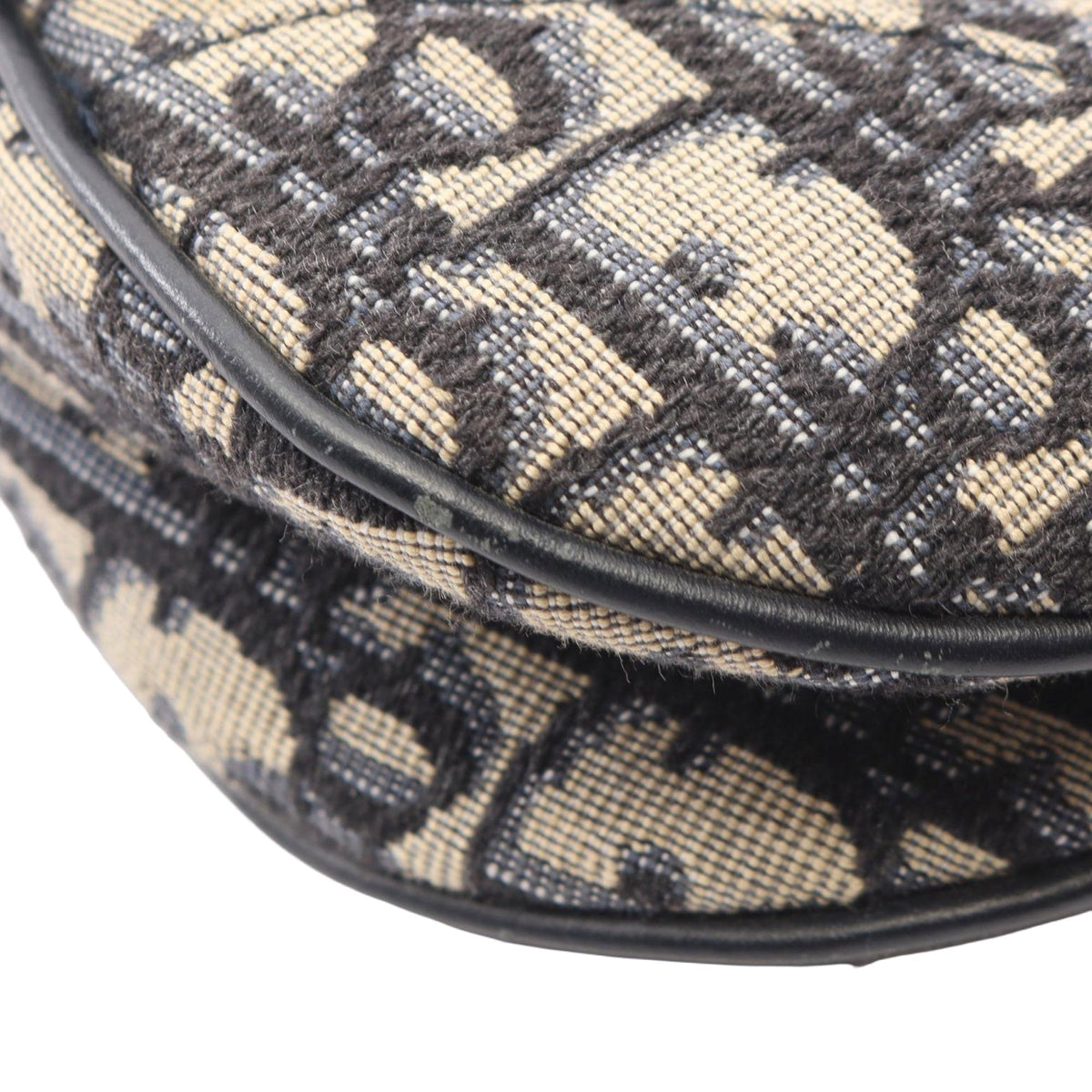 Dior Mini Oblique Canvas Saddle Bag