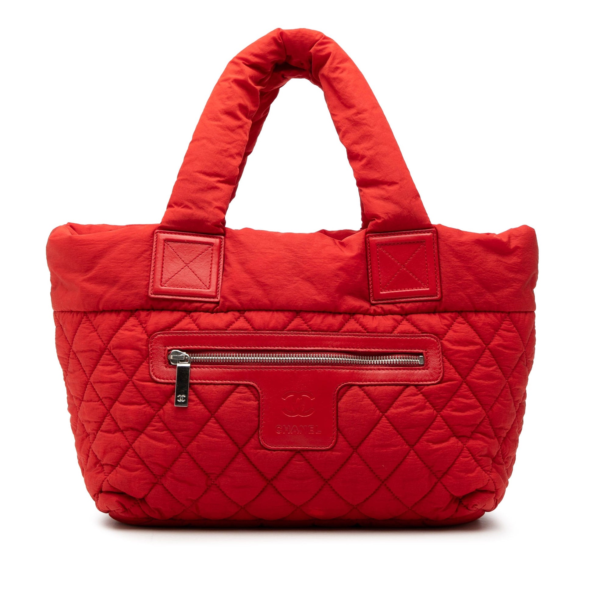 Chanel Small Quilted Nylon Coco Cocoon Tote