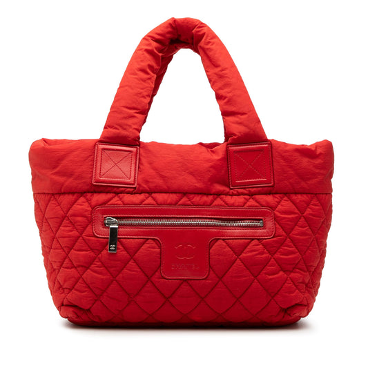 Chanel Small Quilted Nylon Coco Cocoon Tote