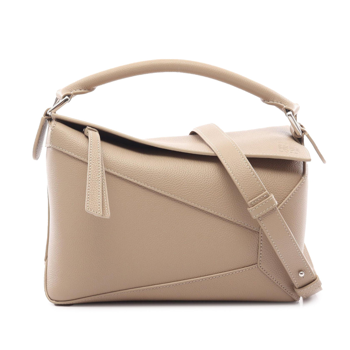 LOEWE Small Calfskin Puzzle Edge Satchel
