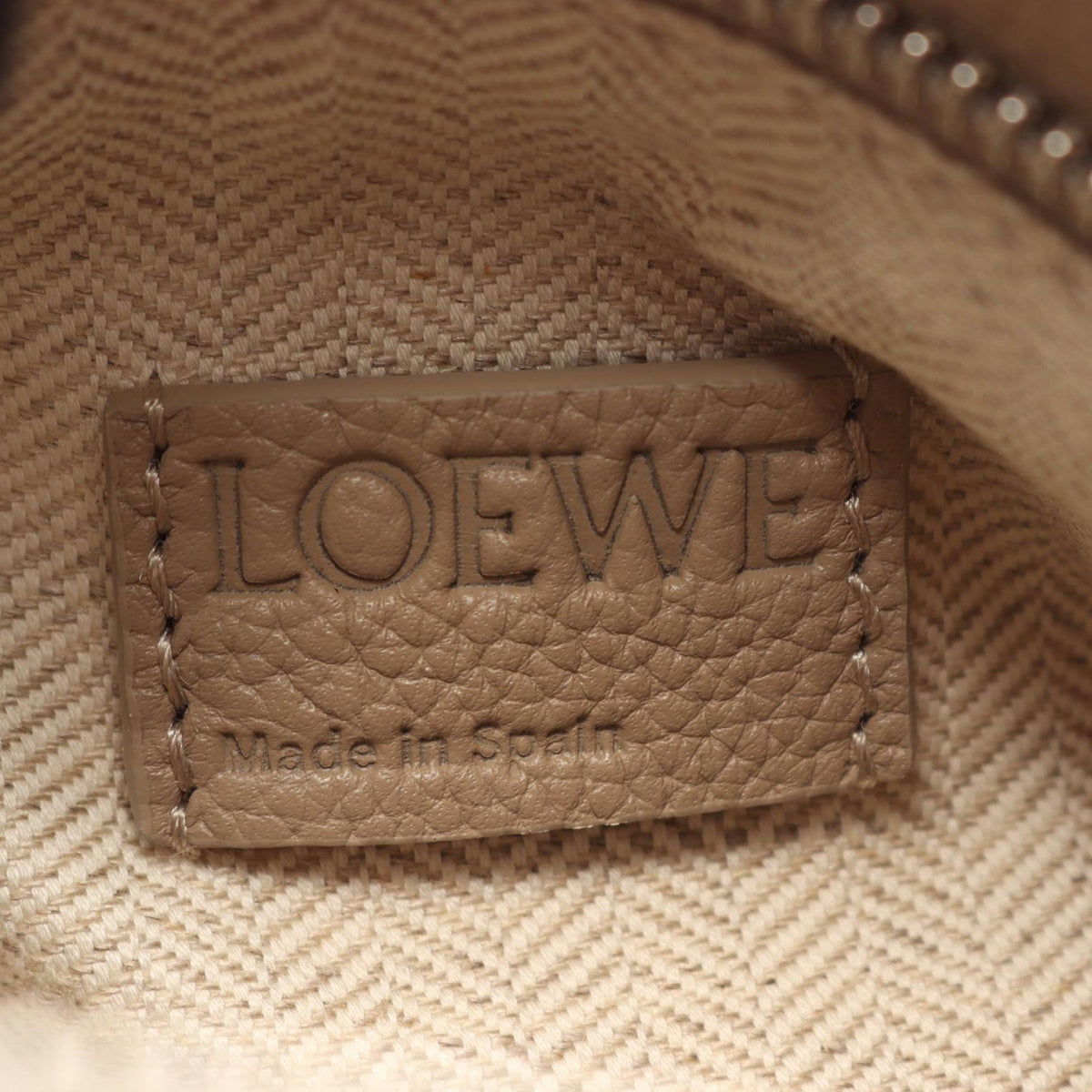 LOEWE Small Calfskin Puzzle Edge Satchel