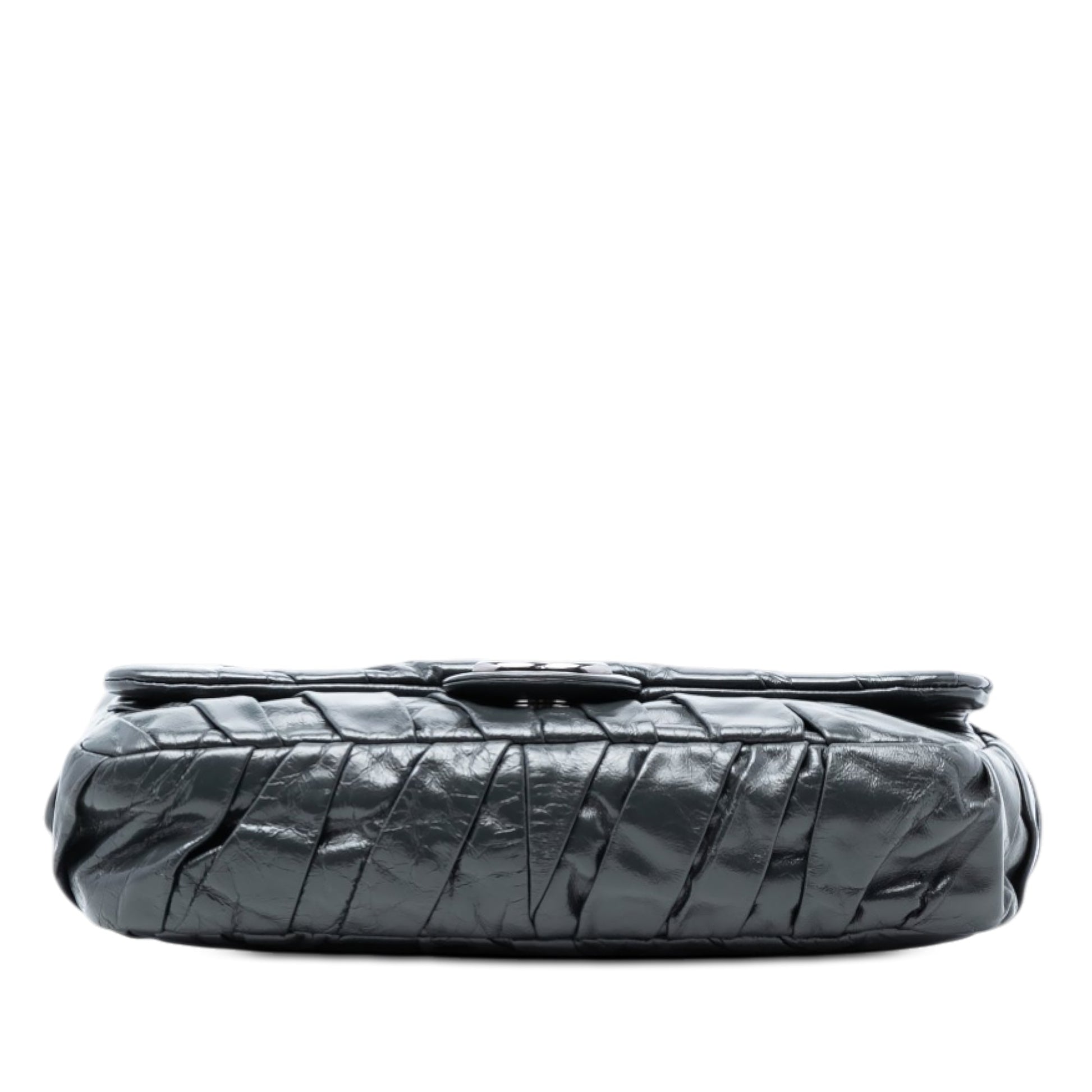 Chanel Medium Glazed Calfskin Twisted Flap