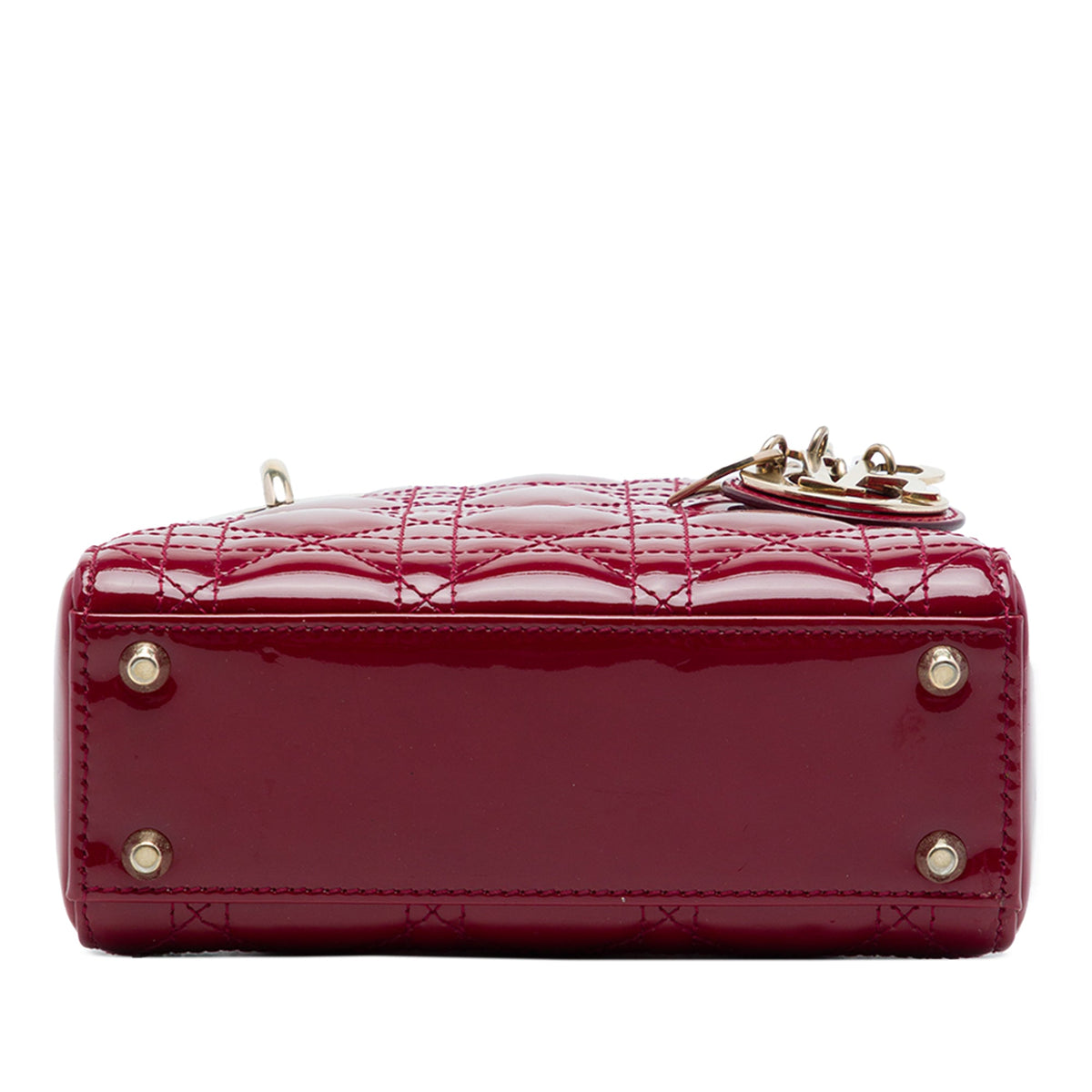 Dior Mini Patent Cannage Lady Dior