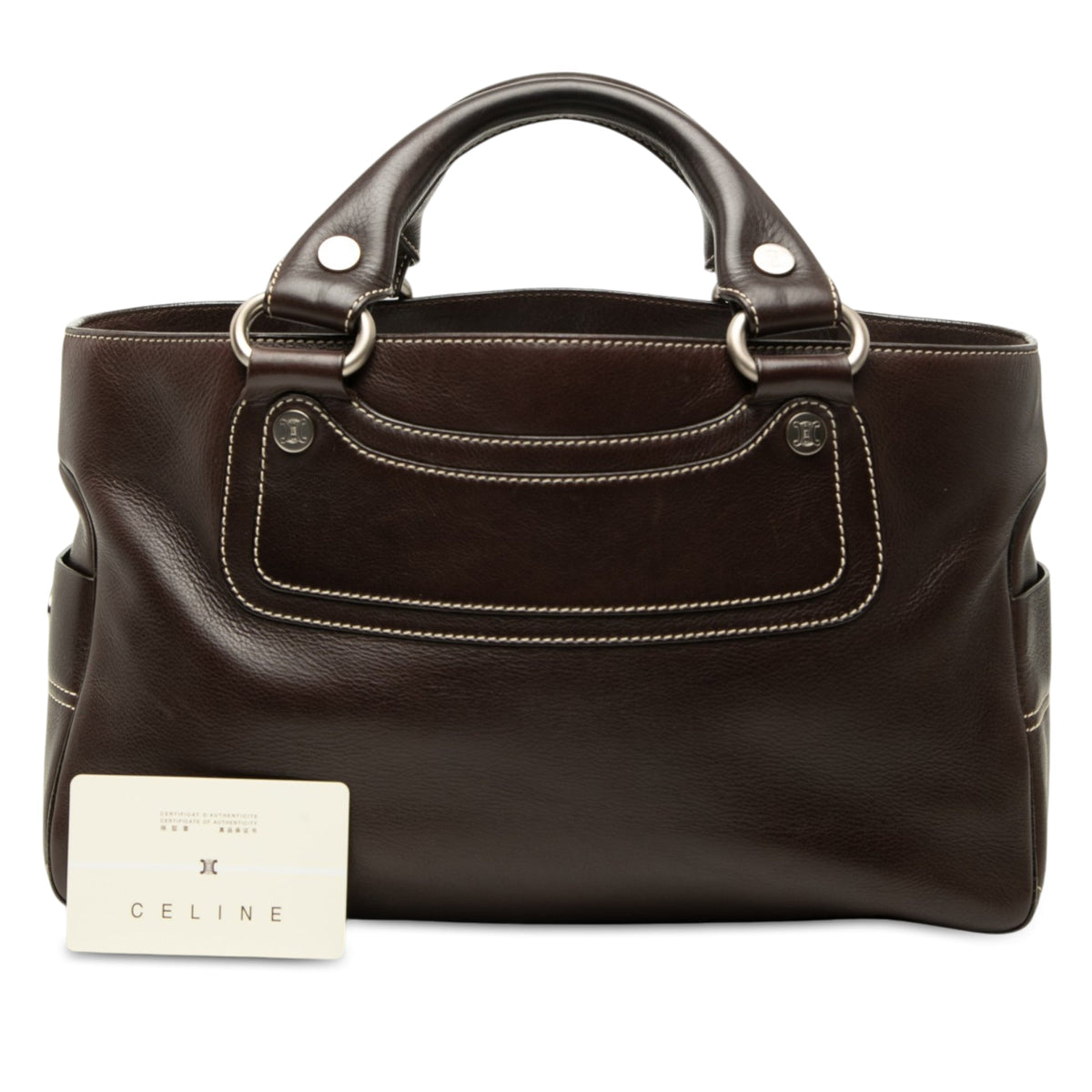 Celine Calfskin Boogie Handbag