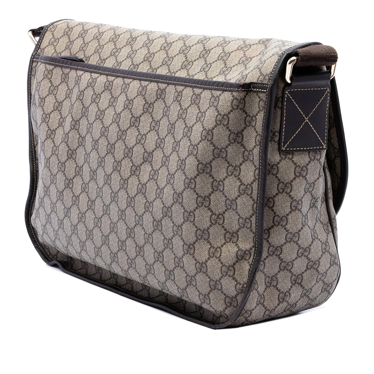 Gucci GG Supreme Messenger Bag — Beige