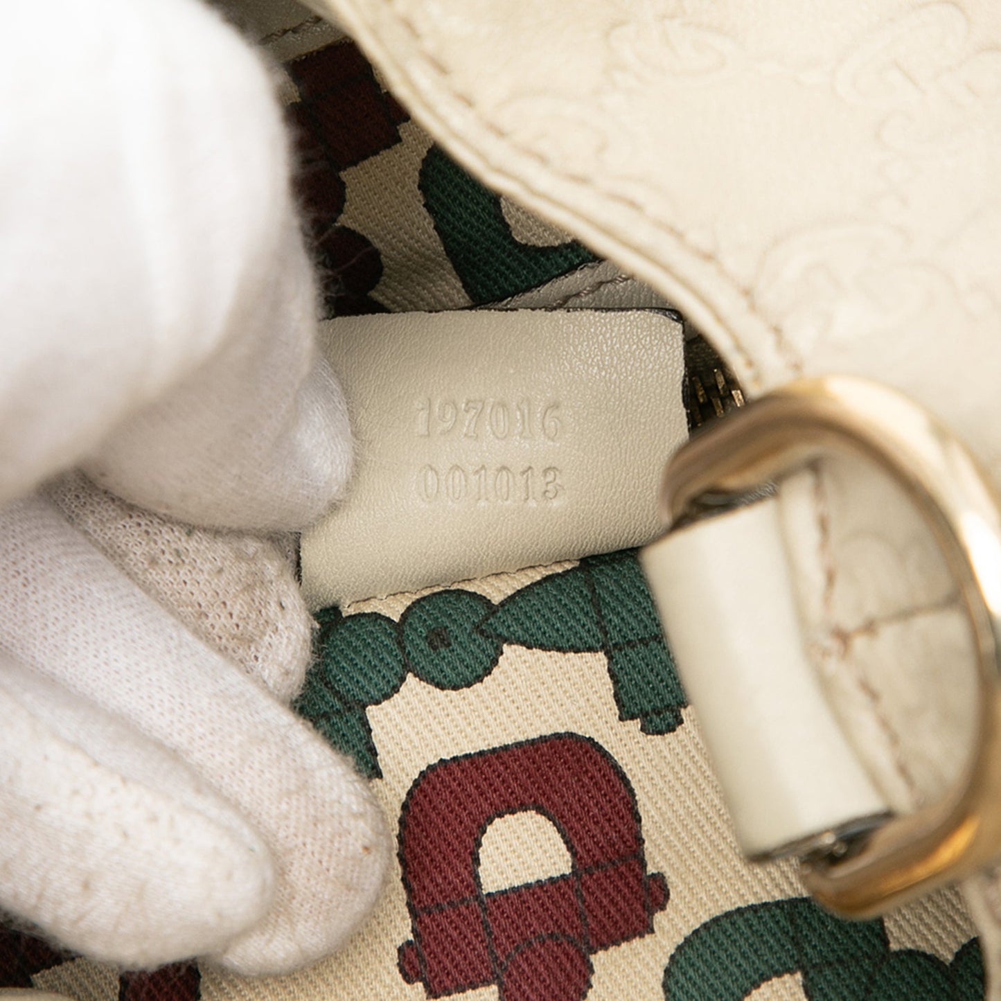 Large Guccissima Hysteria Satchel