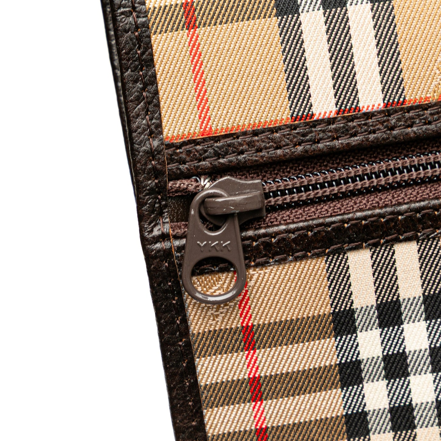 Burberry Haymarket Check Canvas Clutch