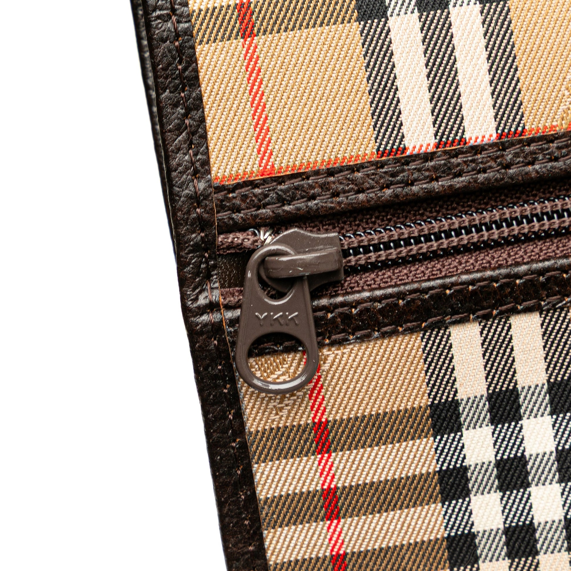Burberry Haymarket Check Canvas Clutch