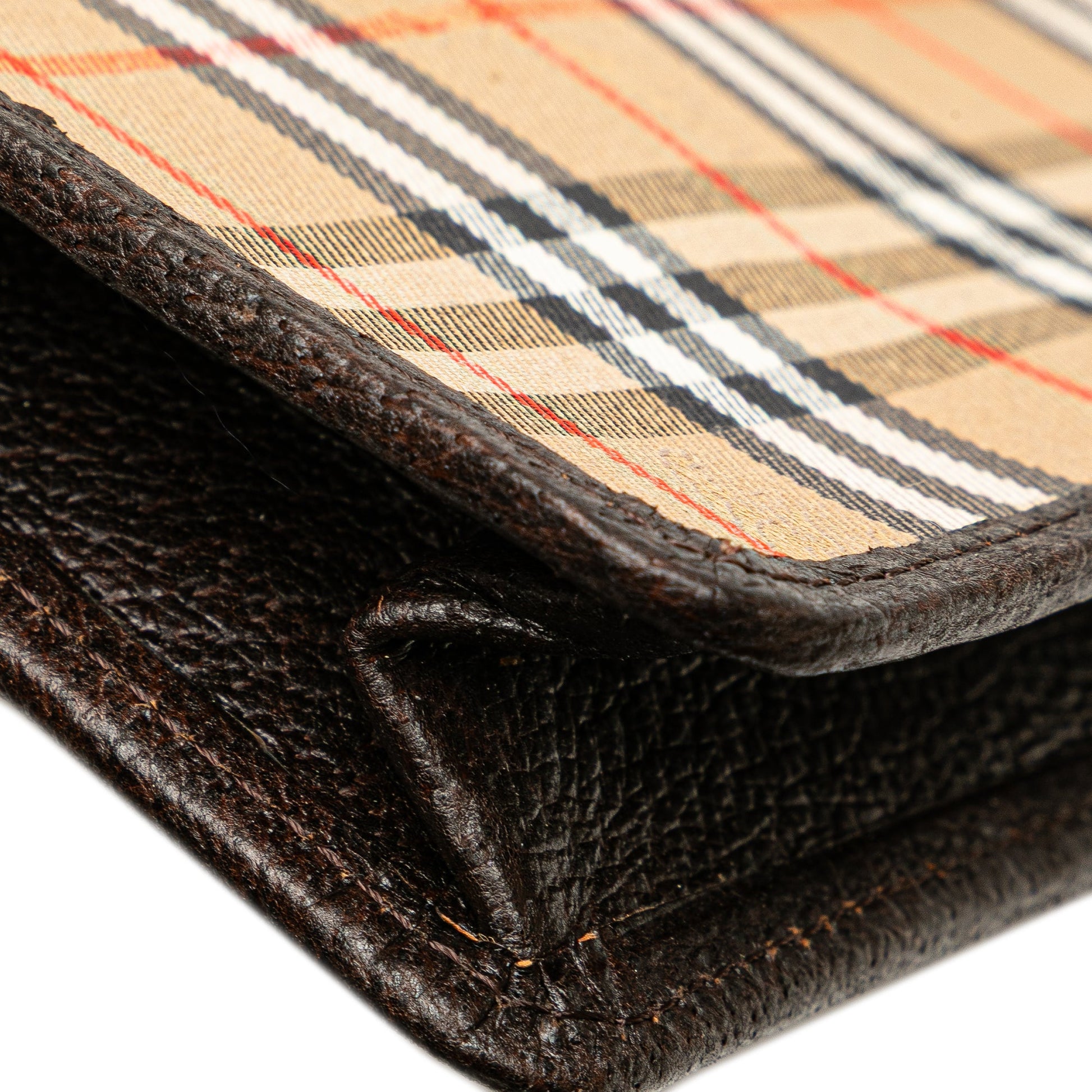 Burberry Haymarket Check Canvas Clutch