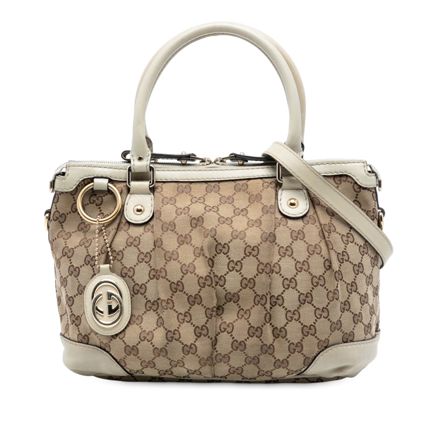 Gucci GG Canvas Sukey Satchel