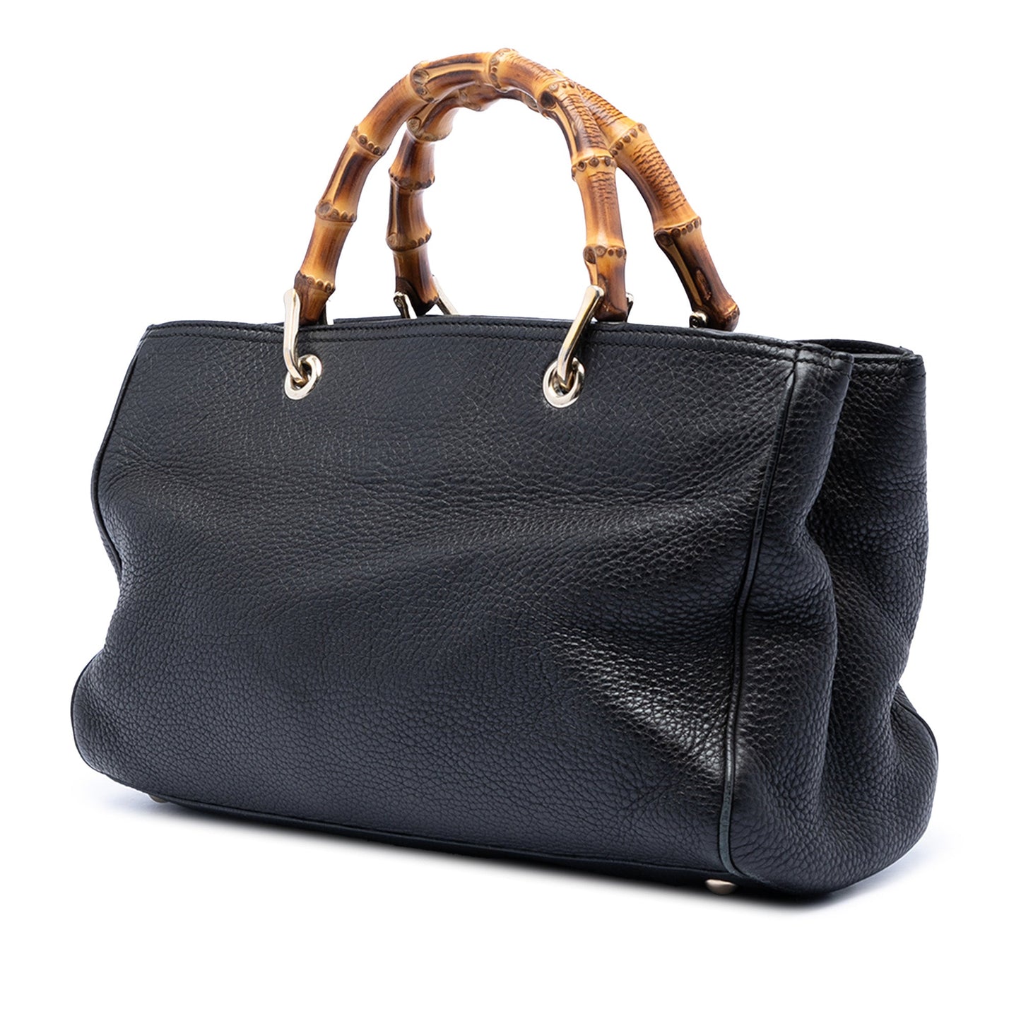 Gucci Medium Calfskin Bamboo Shopper Satchel