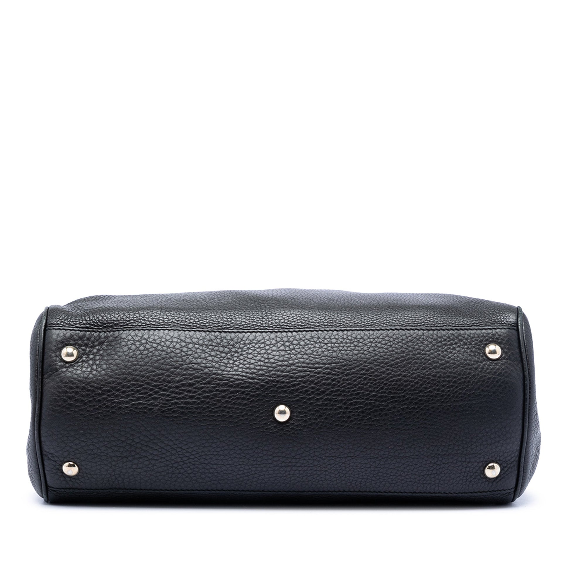 Gucci Medium Calfskin Bamboo Shopper Satchel