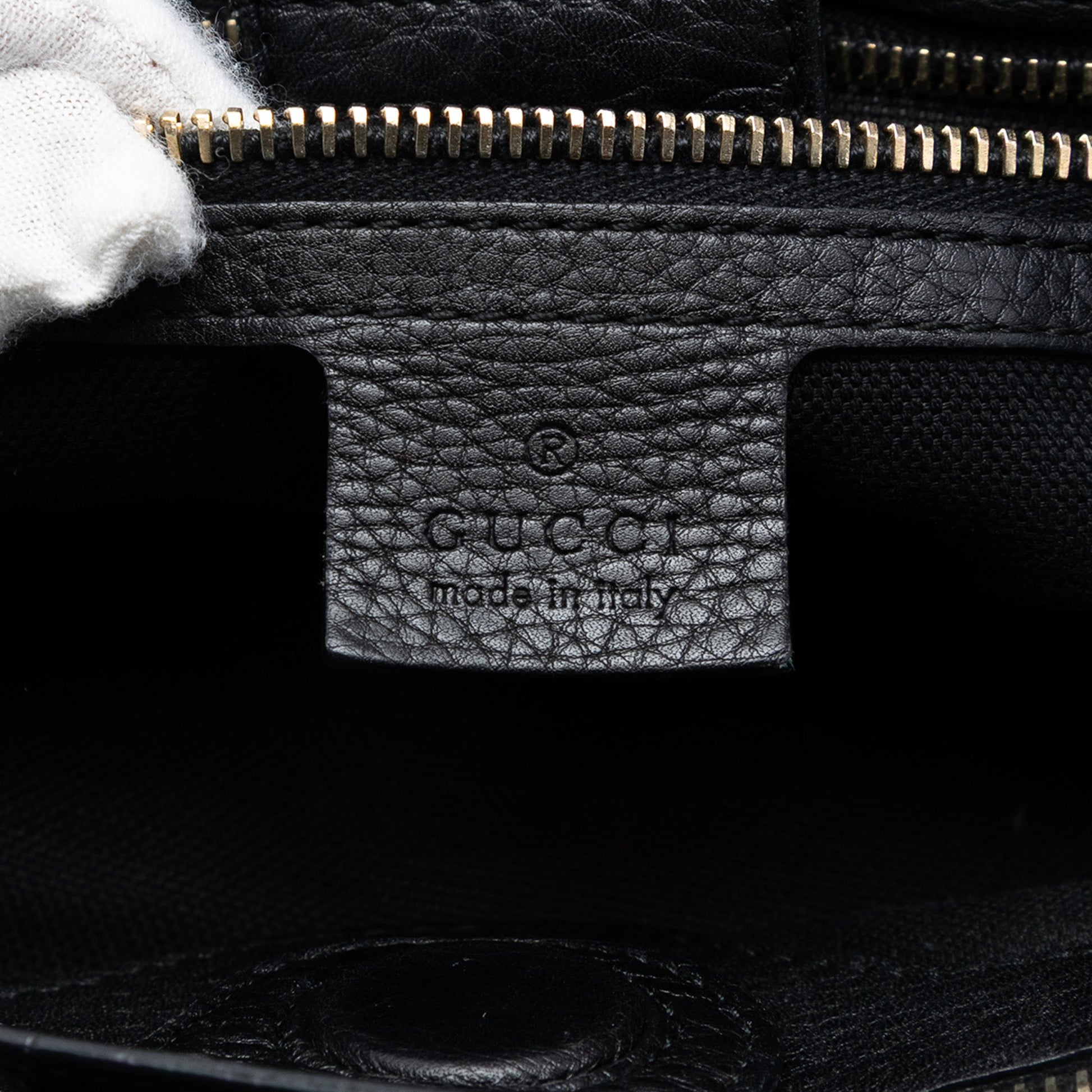 Gucci Medium Calfskin Bamboo Shopper Satchel