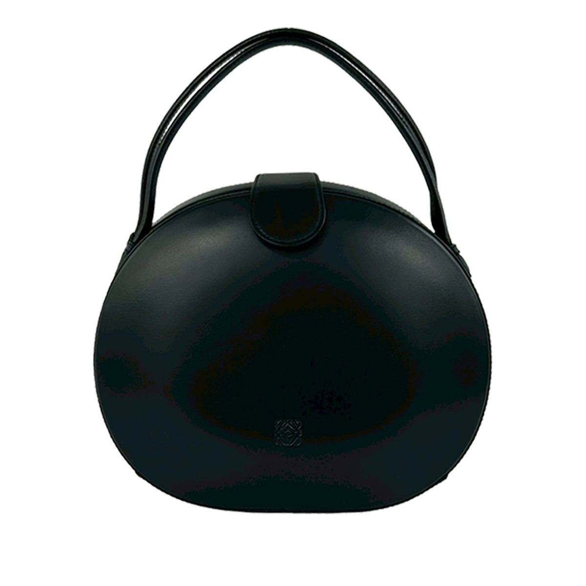 LOEWE Leather Anagram Round Handbag