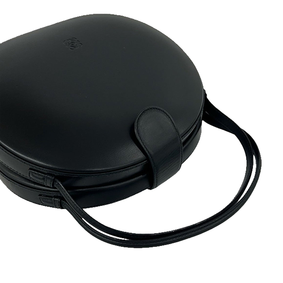 LOEWE Leather Anagram Round Handbag