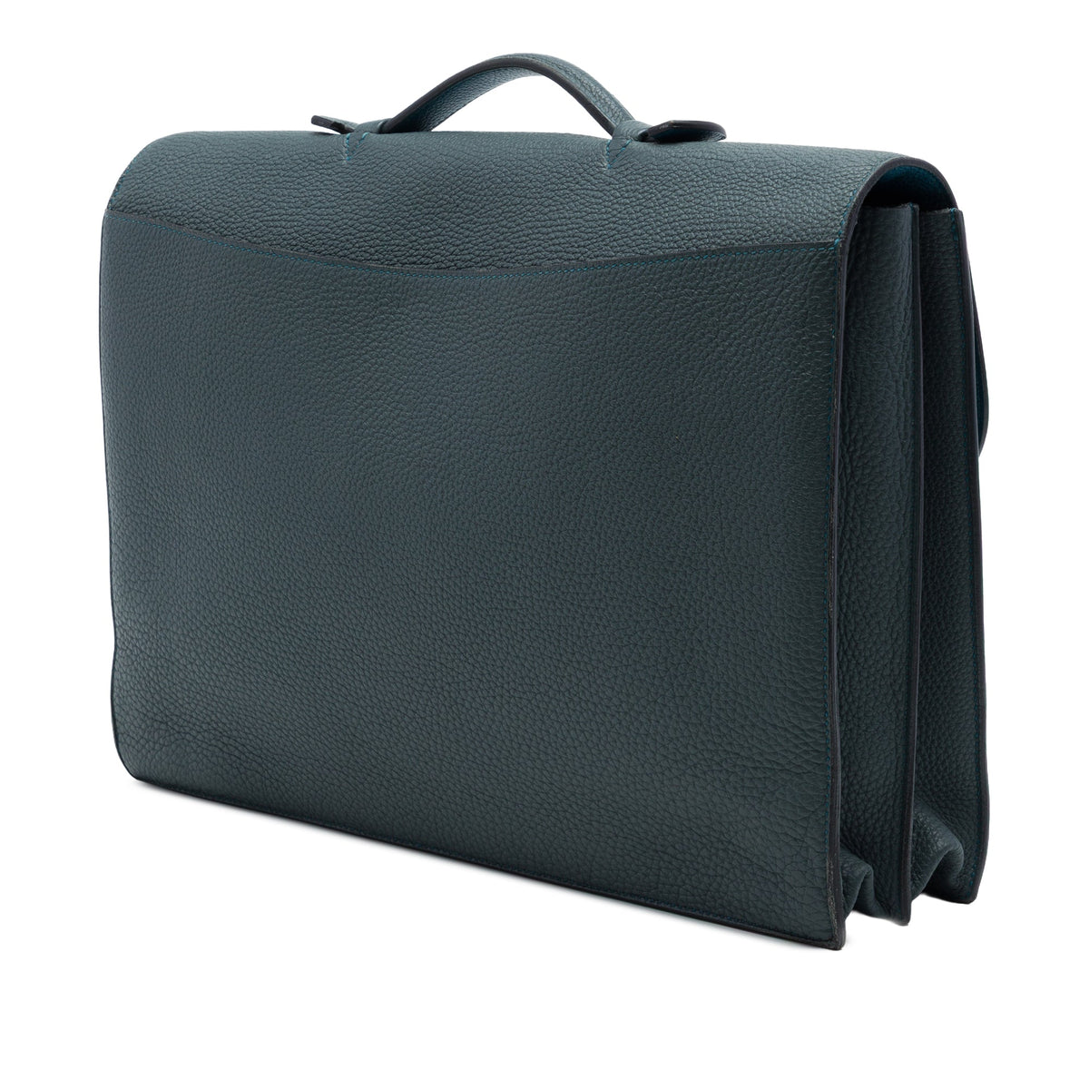 Hermès Togo Verso Sac a Depeches 38 — Blue