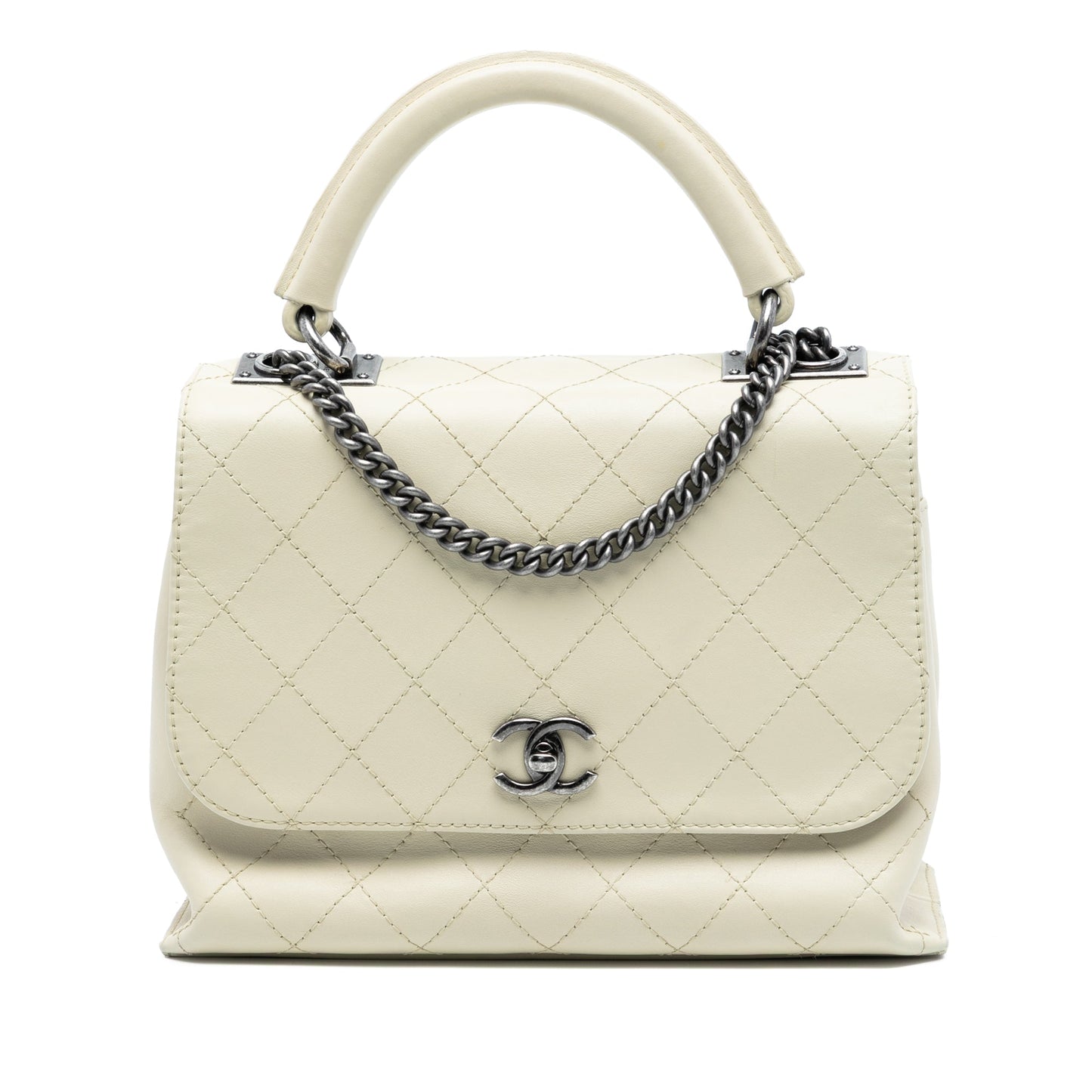 Chanel Stitched Calfskin Urban Luxury Top Handle Bag