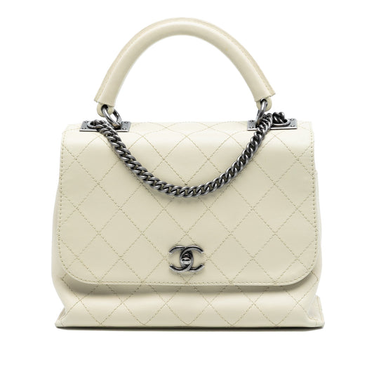 Chanel Stitched Calfskin Urban Luxury Top Handle Bag