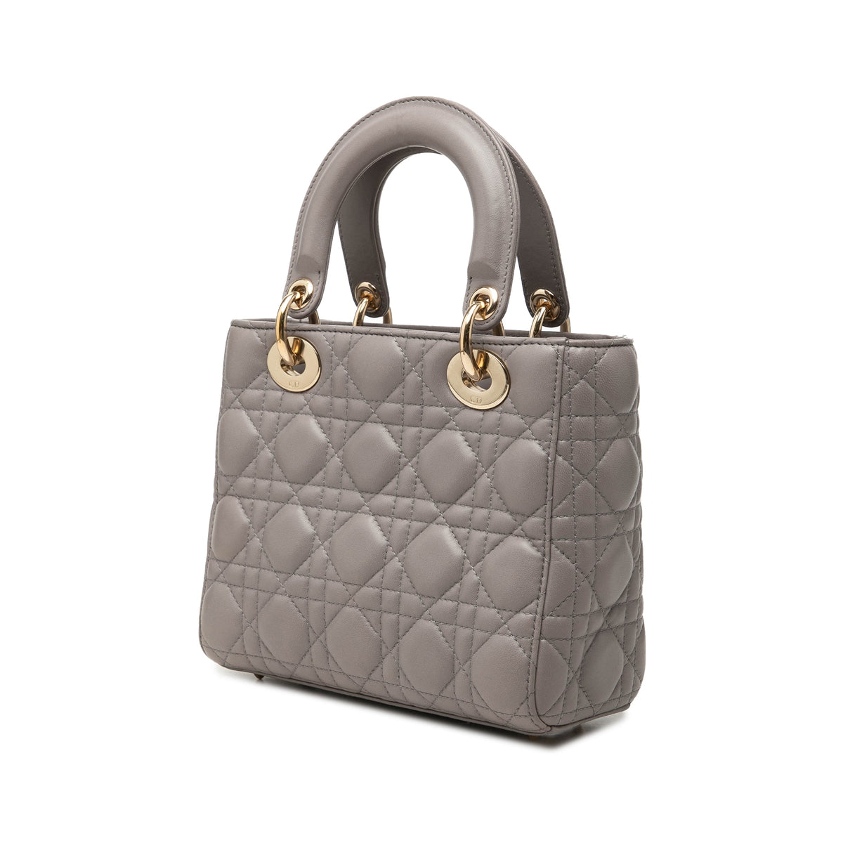 Dior Small Lambskin Cannage MyABCDior Lady Dior — Brown