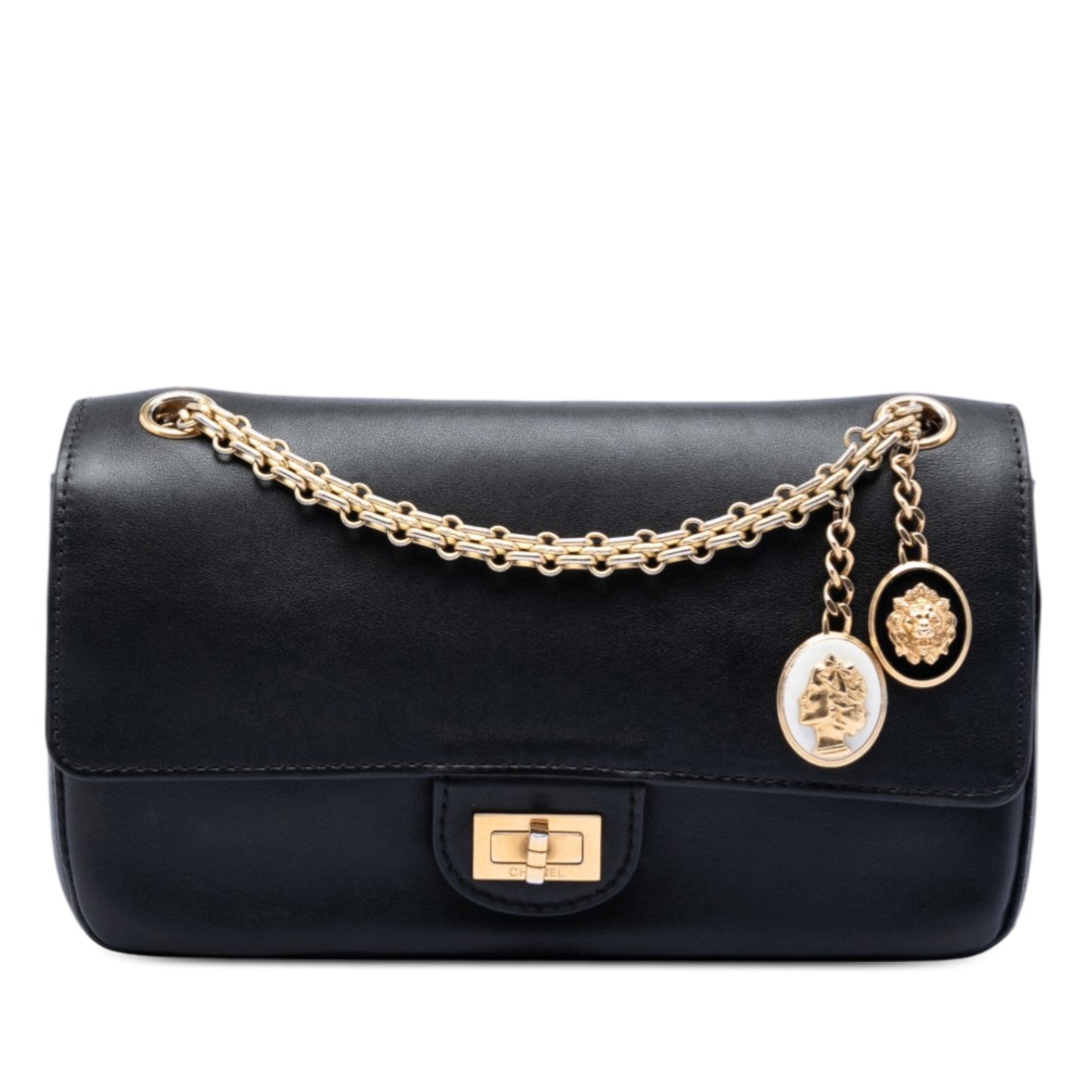 Calfskin Reissue 2.55 Medallion Nude Double Flap 225