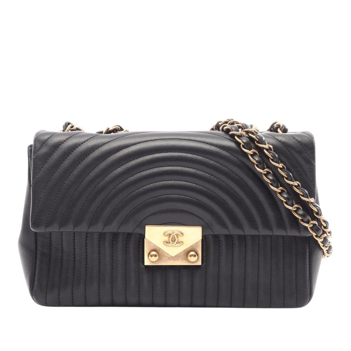 Chanel Quilted Lambskin Pagoda Flap