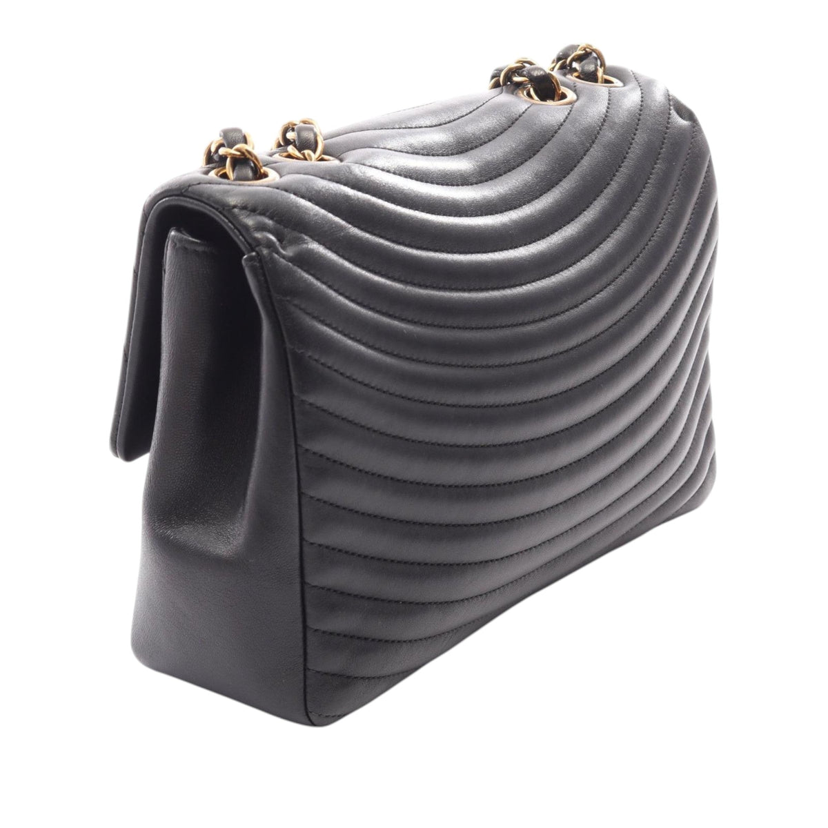 Chanel Quilted Lambskin Pagoda Flap