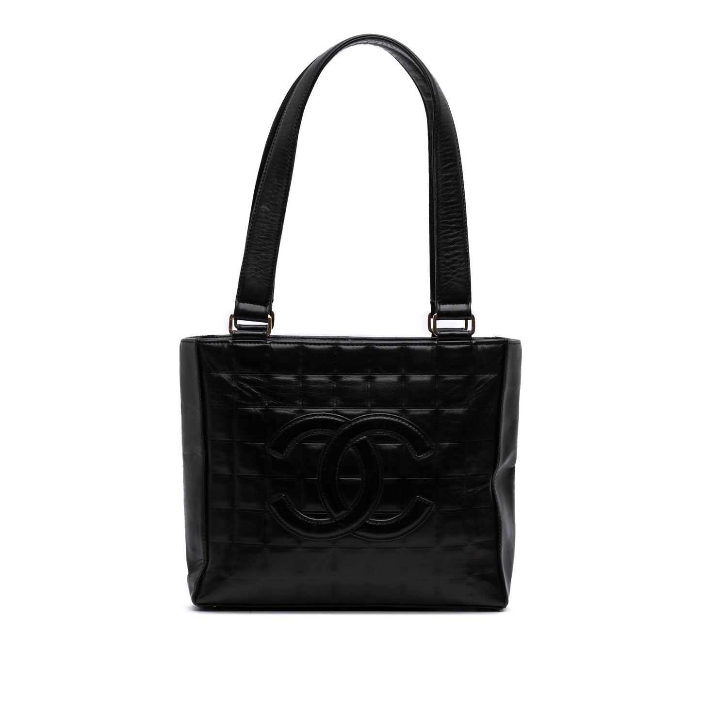 Chanel CC Choco Bar Lambskin Tote