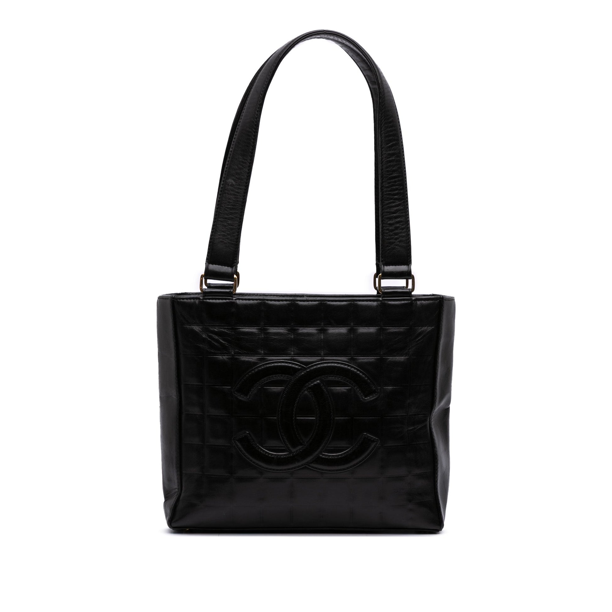 Chanel CC Choco Bar Lambskin Tote