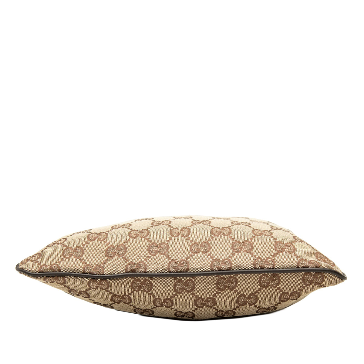 Gucci GG Canvas Web Crossbody — Beige