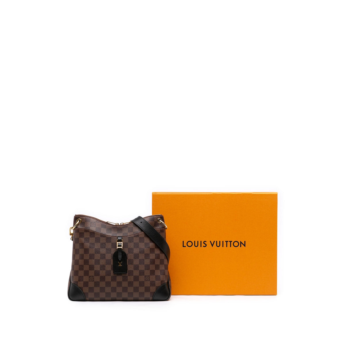 Louis Vuitton Damier Ebene Odeon MM — Brown