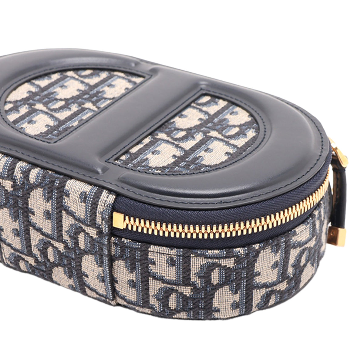 Dior Oblique Canvas CD Oval Satchel