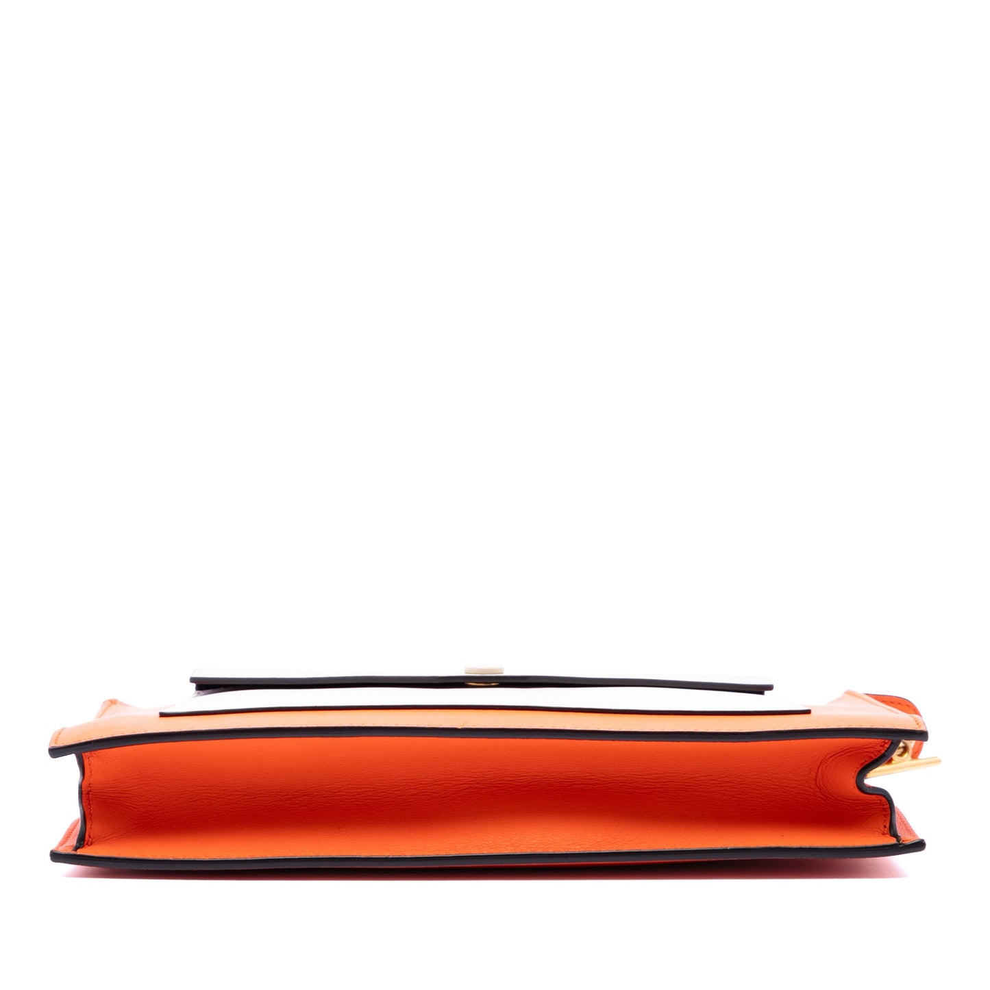 Celine Tricolor Leather Pocket Envelope Zip Crossbody
